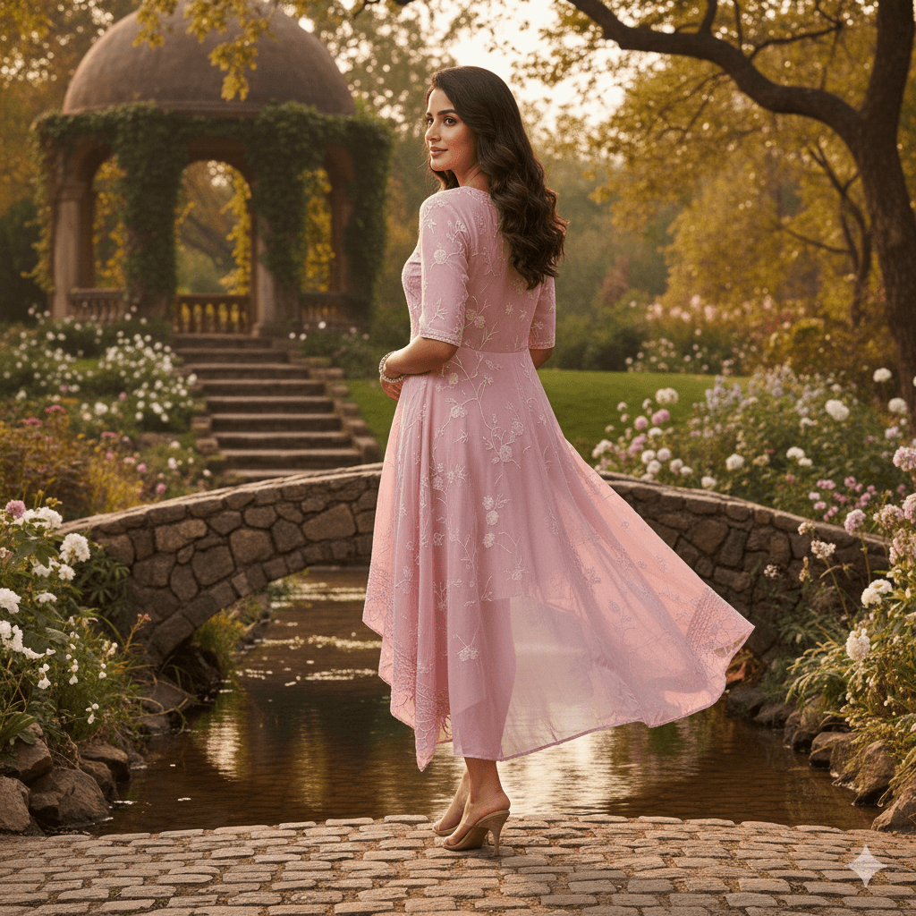 The "Gulabi Sarovar" Tunic